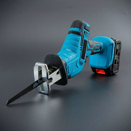 Fierăstrău Electric Tip Sabie Profesional, 2 Acumulatori 48V, 5 Pânze Incluse pentru Lemn și Metal [0]