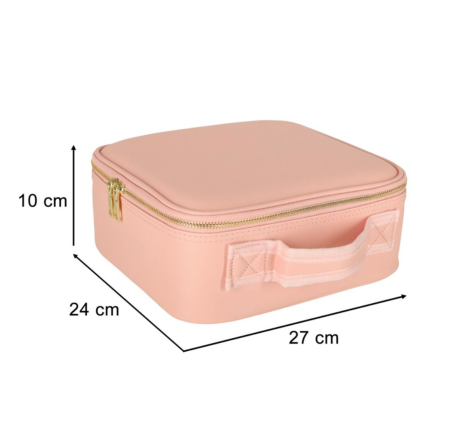 Geantă cosmetică cu oglindă LED [2]