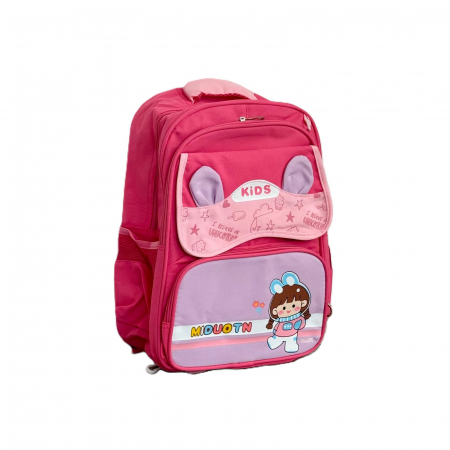Produse - Ghiozdan scolar KIDS cu trei compartimente închise cu fermoar - fete