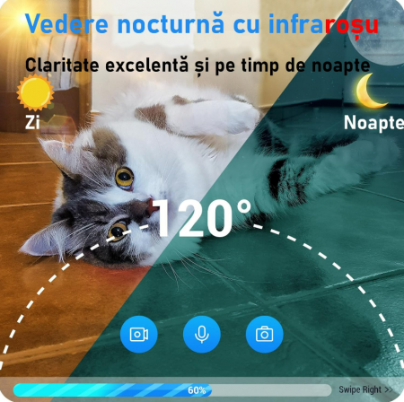 Hranitor automat smart pentru caini si pisici cu camera video si aplicatie smartphone [4]