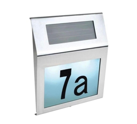 Numar de casa iluminat cu LED Solar [3]