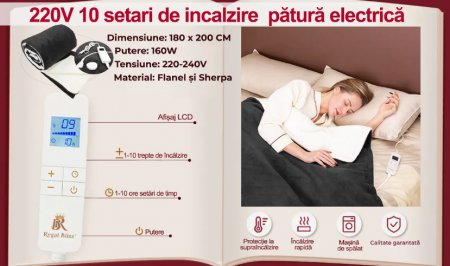 Patura cu incalzire electrica cu protectie impotriva supraincalzirii [2]
