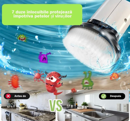 Perie electrica universala de curatare si lustruire cu acumulator – multifunctionala [3]