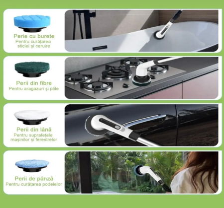 Perie electrica universala de curatare si lustruire cu acumulator – multifunctionala [2]