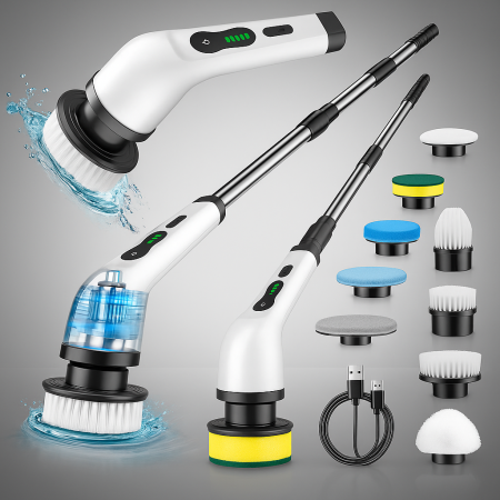 Casa si Gradina - Perie electrica universala de curatare si lustruire cu acumulator – multifunctionala