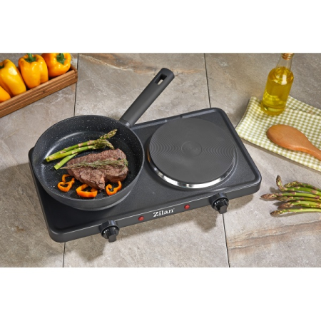 Plita electrica dubla, 2500W, termostat reglabil [5]