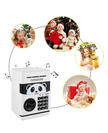 Pusculita pentru Copii Interactiva Panda, cu Cod Pin si Seif, Functie ATM [1]