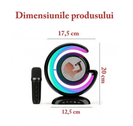 Set complete boxa si microfon Wirelles pentru karaoke [2]