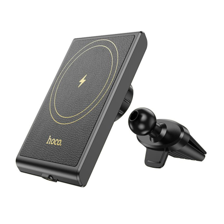 Accesorii auto - Suport auto cu incarcare wireless, cu MagSafe, Magnetic, 15W, Fast Charging, Negru