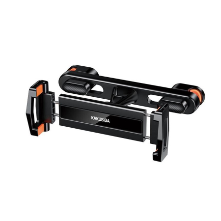 Accesorii auto - Suport Auto pentru tableta sau telefon, montaj Tetiera, cleme laterale, 360°, Negru