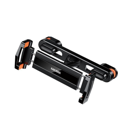 Suport Auto pentru tableta sau telefon, montaj Tetiera, cleme laterale, 360°, Negru [2]