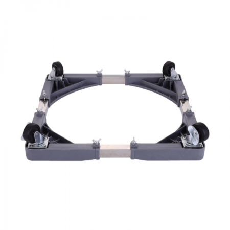 Suport reglabil pentru aragaz, frigider, masina de spalat, roti cu mecanism de blocare, 65cm [4]