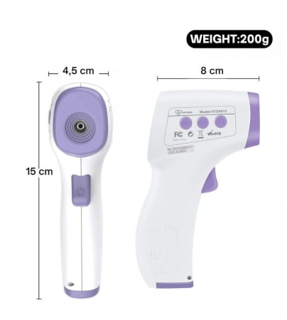 Termometru infrarosu fara contact – masurare rapida si display digital [6]
