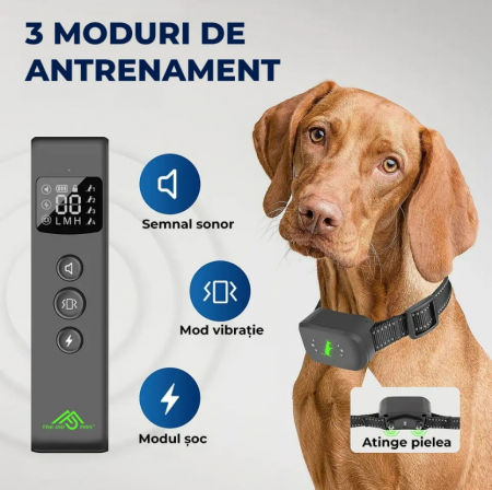 Zgarda electrica cu telecomanda pentru dresajul cainilor [8]