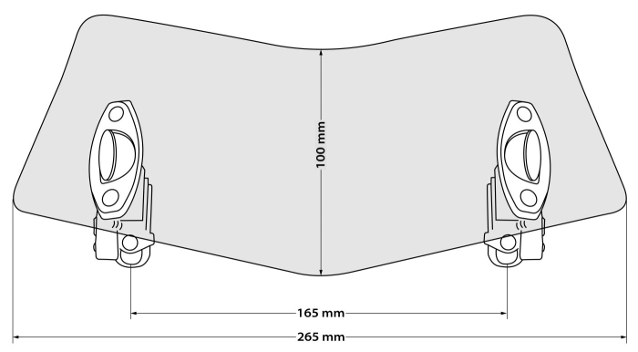 Deflector parbriz Evo, transparent [9]
