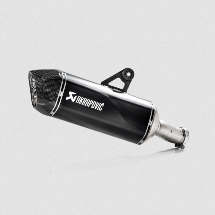Toba finala Akrapovic slip-on, Titan, neagra pentru BMW R1250GS / R1250GSA 2019- [2]