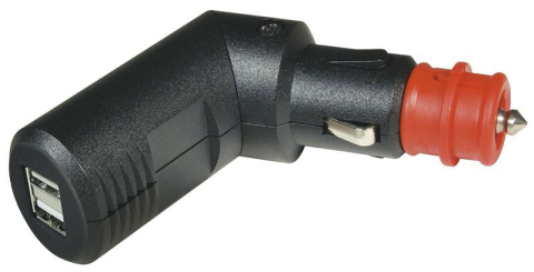 Accesorii moto - Adaptor 12 V DC / 5 V DC cu două ieșiri USB