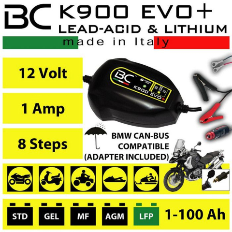 BC K900 EVO+ redresor pentru baterii cu acid si lithiu [1]