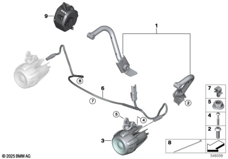 Proiectoare - BMW Proiector auxiliar LED NANO