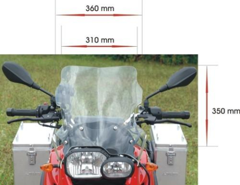 Parbriz Touratech BMW F650/ F700GS / F800GS (-2024) Twin [1]