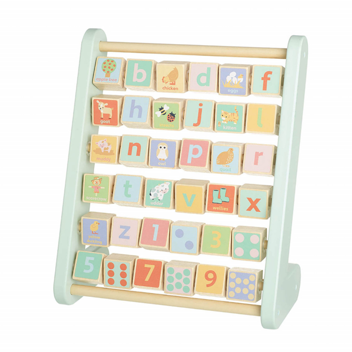 Abac alfabet cu animale de ferma, Orange Tree Toys [2]