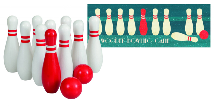 Joc cu popice din lemn, Egmont Toys [1]