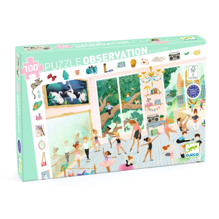 Puzzle observatie Scoala de dans, Djeco [1]