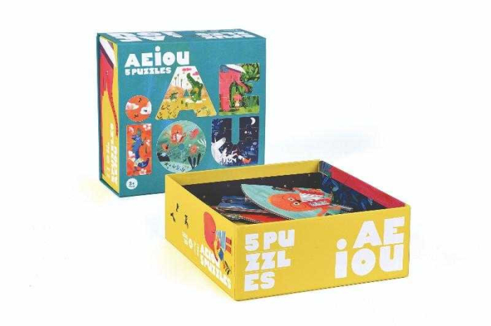 Puzzle progresiv vocale AEIOU, Londji [3]