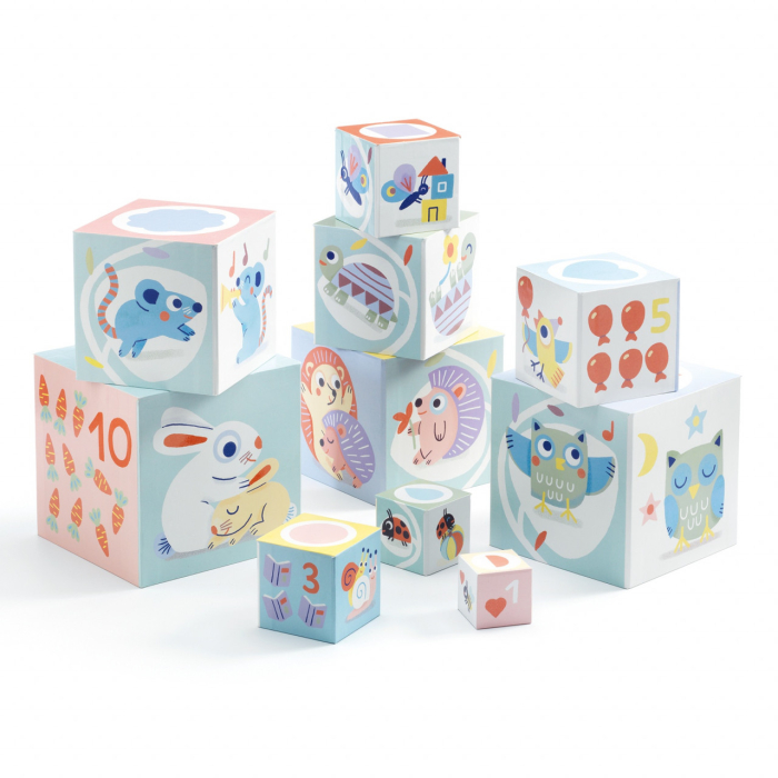 Turn de construit BabyBloki, Djeco [4]