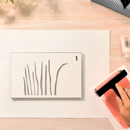 Atelier creativ 47 pentru adulti Imprimare pe gel, Djeco [4]