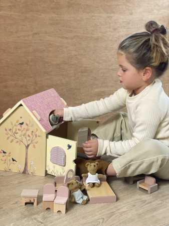 Casuta de papusi cu 2 ursuleti de plus, Egmont Toys [3]