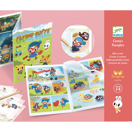 Jocuri - Joc creativ benzi animate Sofie, Djeco