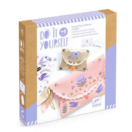 creative - Joc creativ DIY Poseta si portmoneu, Djeco