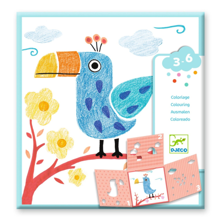 creative - Joc de desen cu sablon, Djeco