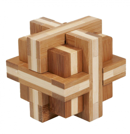 de logică - Joc logic IQ 3D Puzzle Double cross, Fridolin