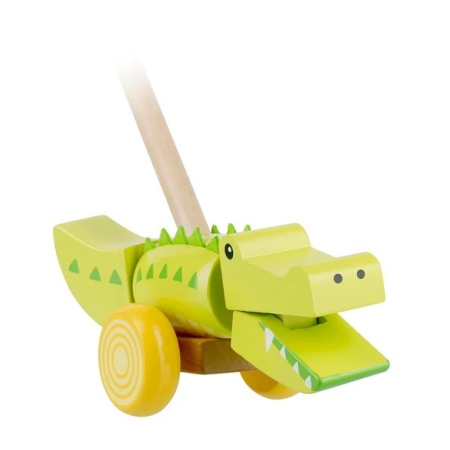 Jucarii - Jucarie de impins crocodil, Orange Tree Toys