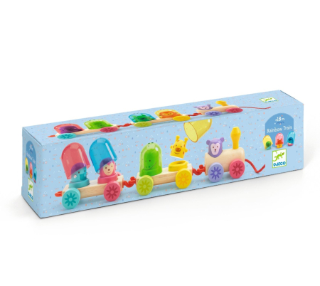 de bebe - Jucarie educativaTrenul curcubeu, Djeco