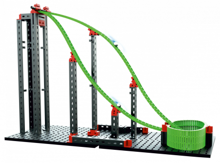 Kit STEM Cursa cu obstacole Dynamic L2, Fischertechnik [4]