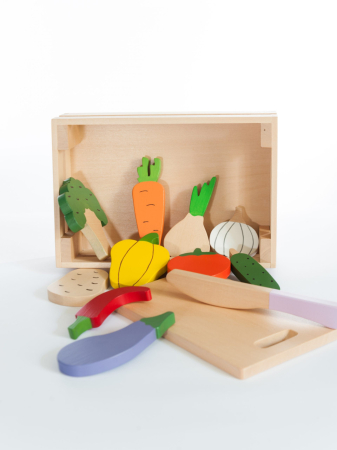 Ladita cu legume, jucarie handmade Marc toys [1]