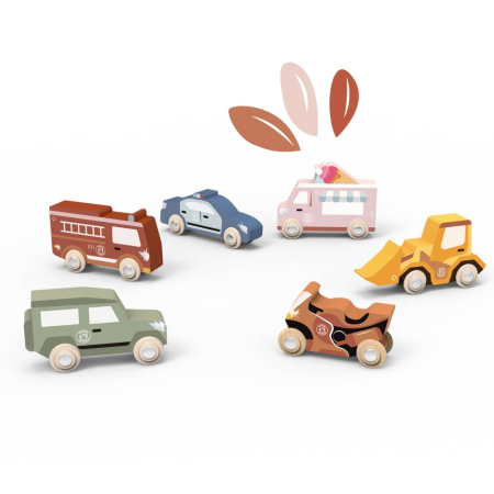 educative - Masinuta utilitara din lemn, Speedy Monkey
