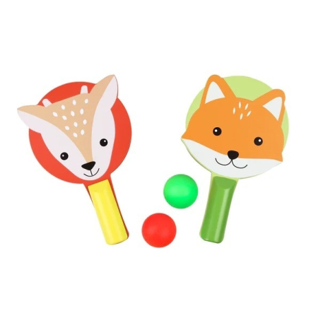 Toate - Palete din Lemn – Vulpea si Caprioara, Orange Tree Toys