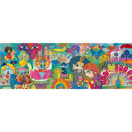 Puzzle galerie Magic India, Djeco [3]