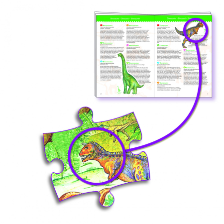 Puzzle observatie Dinozauri, Djeco [2]