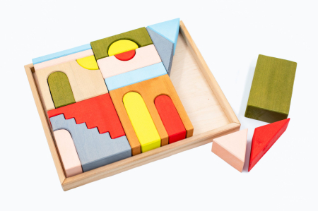 Set Handmade, Constructor din Lemn Mati [1]