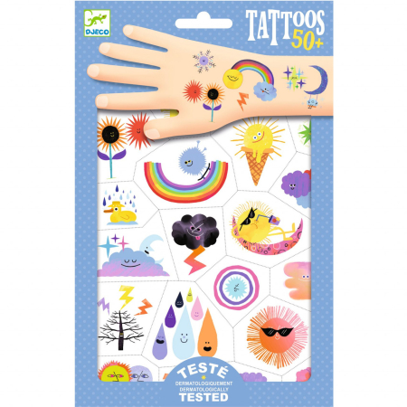 accesorii - Tatuaje Emoji meteo, Djeco