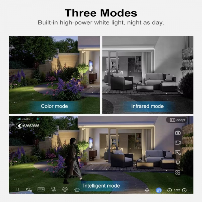 Cameră Exterior 16MP 4K | Zoom 10X | Autotracking | IP66 [10]