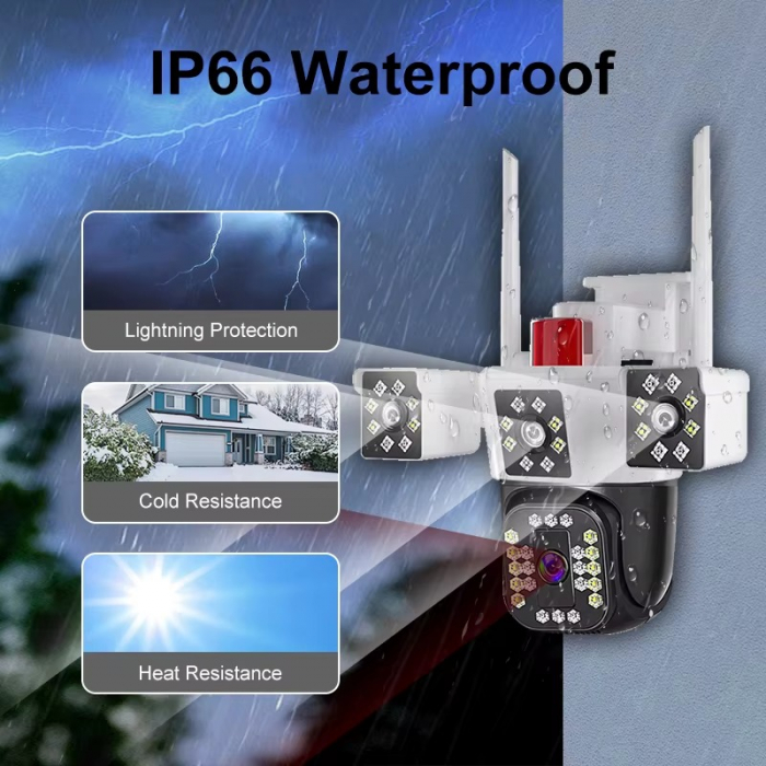 Cameră Exterior 16MP 4K | Zoom 10X | Autotracking | IP66 [6]