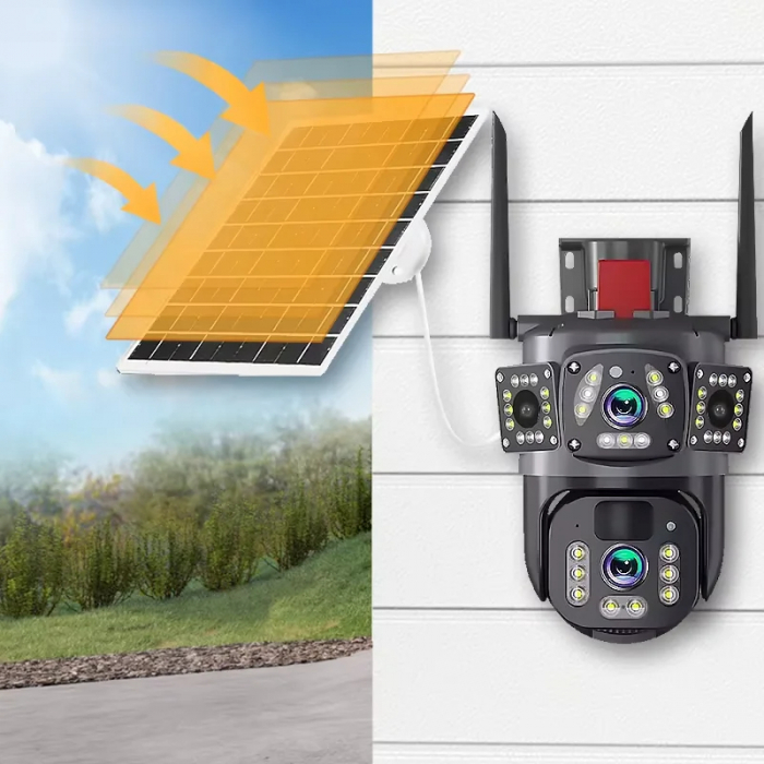 Cameră 4G 3 Lentile | 6K UHD | Solară | Zoom 10X | 350 lei [4]