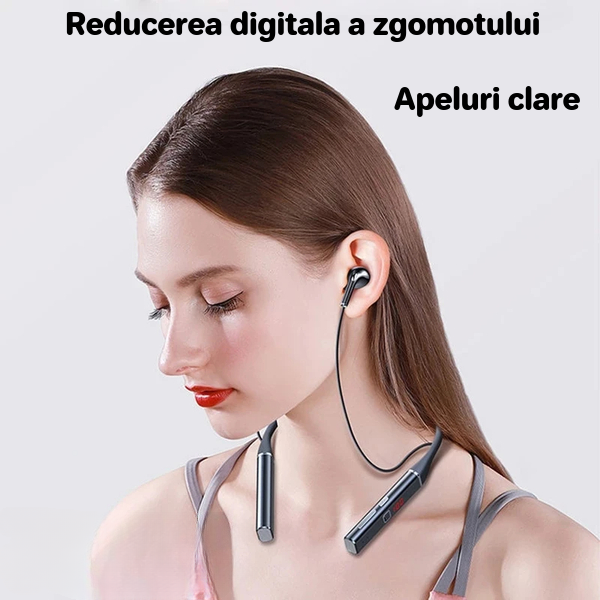 Căști Over-the-Neck Bluetooth - 100h Autonomie & Sunet Premium [2]