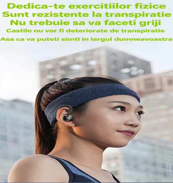 Căști Bluetooth Sport ANC - Performanță Premium pentru Antrenamente [10]
